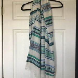 NWT Old Navy Sarong/Wrap - Blue, White - One Size